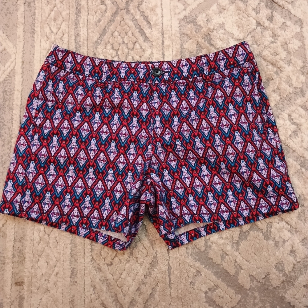 Liz Claiborne Women's Size 8 Classic Multicolor Aztec Shorts